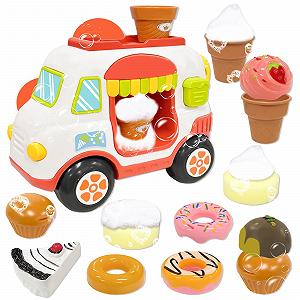 Іграшка для ванни Візок з морозивом Піногенератор - Фото 1