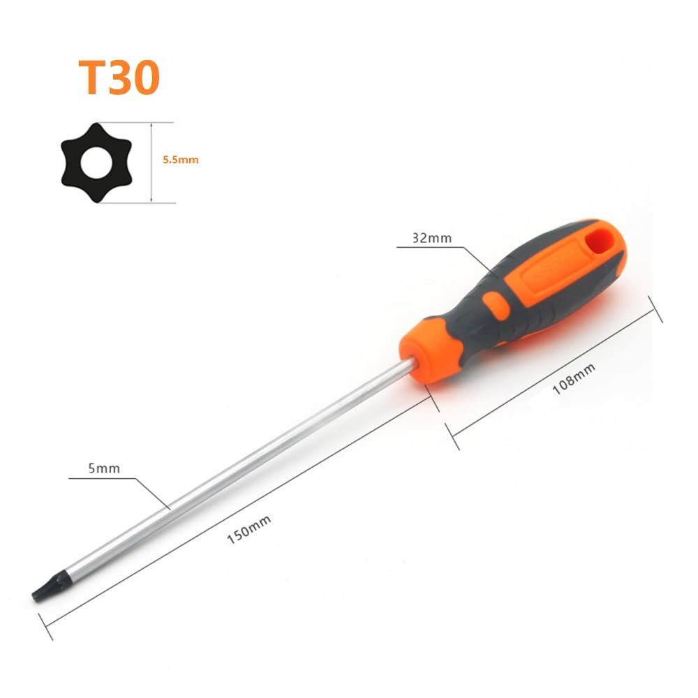 Набор отверток Torx T15 T20 T25 T30 магнитные 150 мм 4 шт., фото №5 Набор отверток Torx T15 T20 T25 T30 магнитные 150 мм 4 шт., фото №5