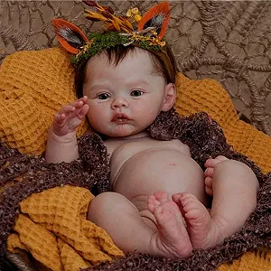 Кукла Реборн Девочка 49 см Ручной работы Моющаяся Реалистичная - Фото 1