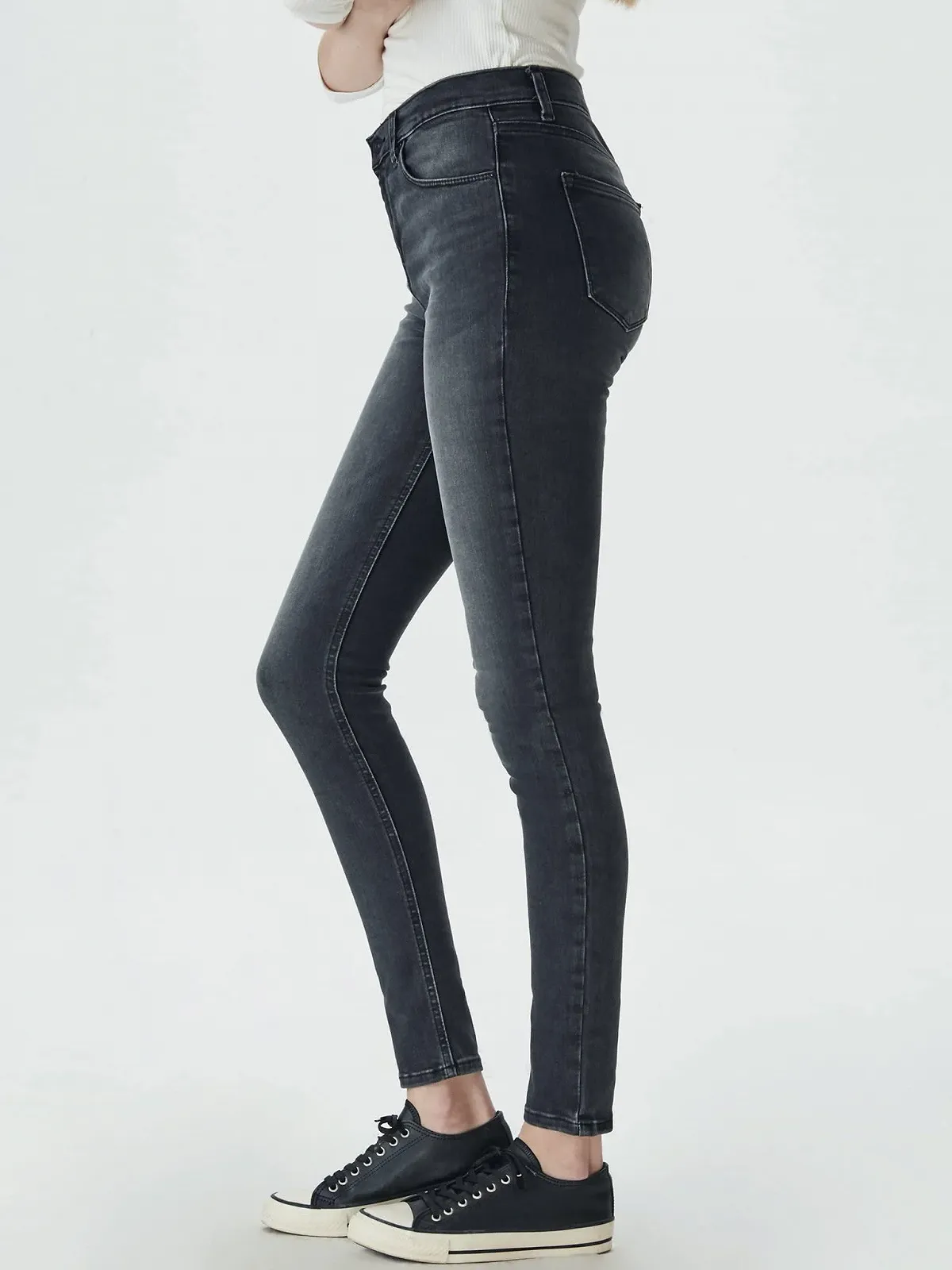 Джинсы LTB Amy Highwaist 5-Pocket Style Cерый (Enara Wash 53420) 25W, фото №7