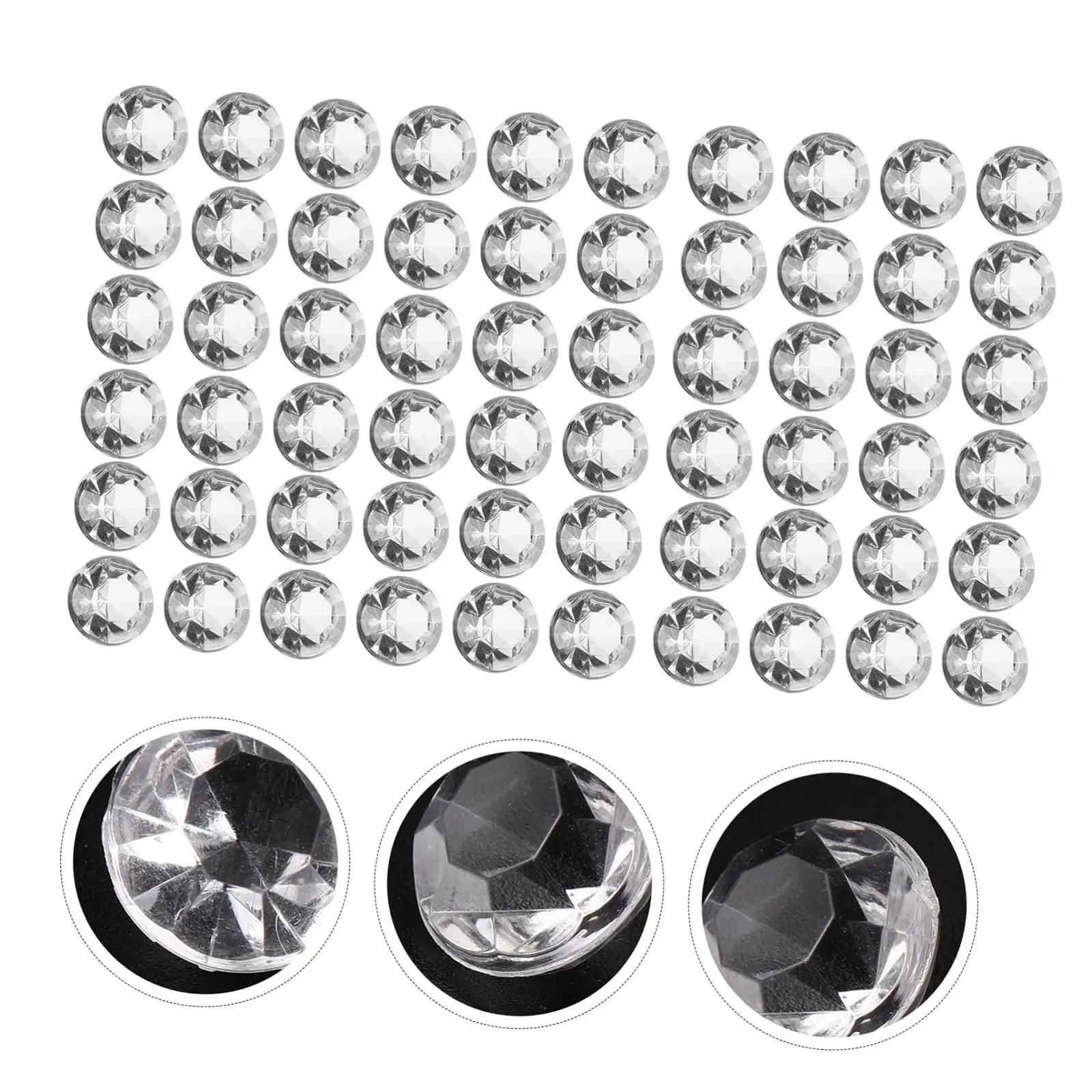 Стразы Акриловые Anneome 500 шт. Прозрачный, фото №9