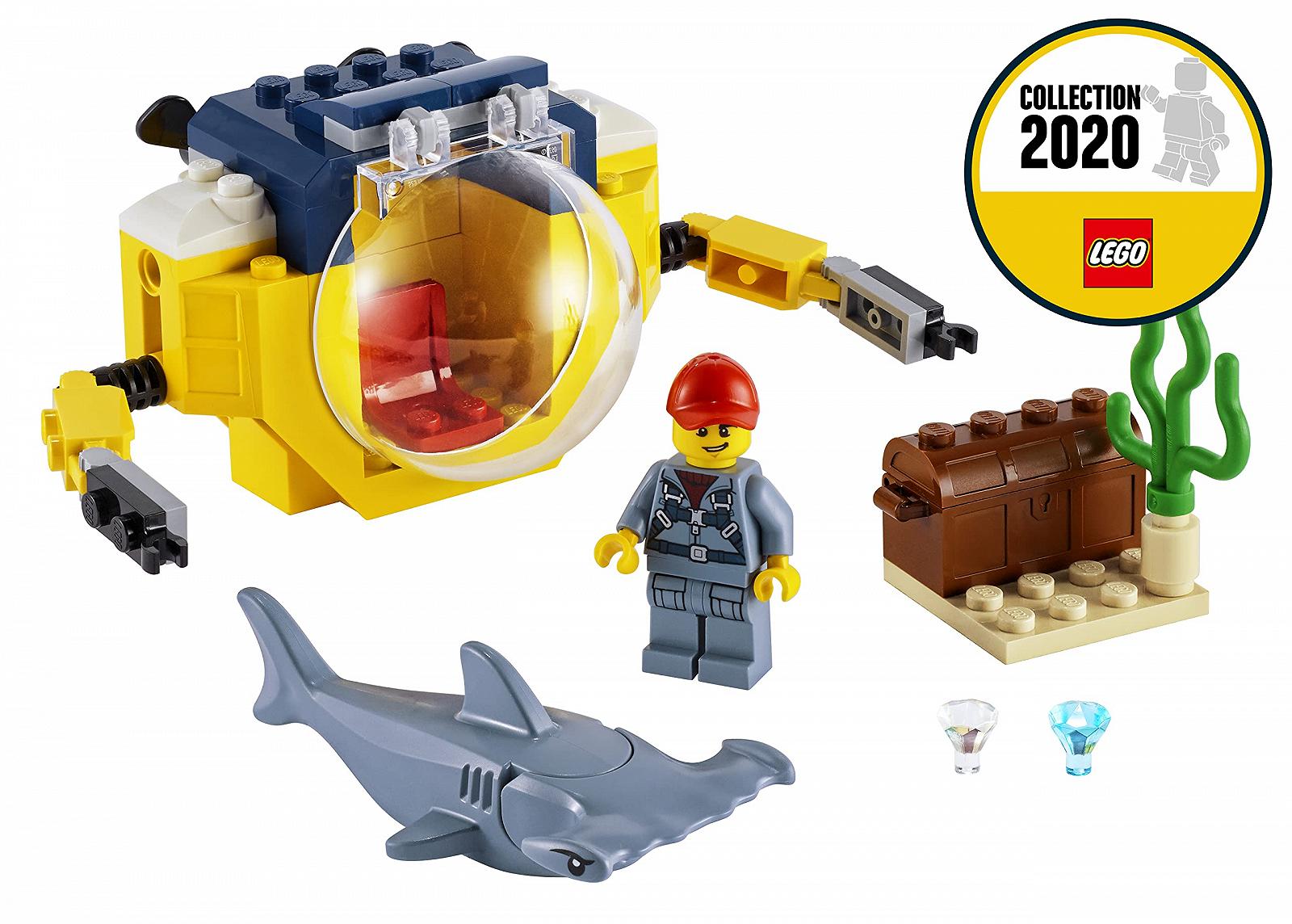 Набор Lego City 60263 мини-субмарина исследователь моря для подводных приключений для детей от 4 лет, фото №4