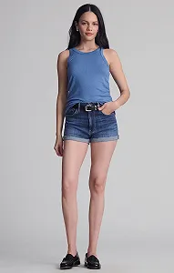 Женская футболка MAVI BASIC TANK TOP Dress Blue - L synthetic.ua - Фото 1