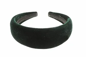 Купити Обруч Оксамитовий Glamour Girlz 4 см Злегка Ущільнений Лісовий Зелений - Фото 1 Обруч Оксамитовий Glamour Girlz 4 см Злегка Ущільнений Лісовий Зелений - Фото 1