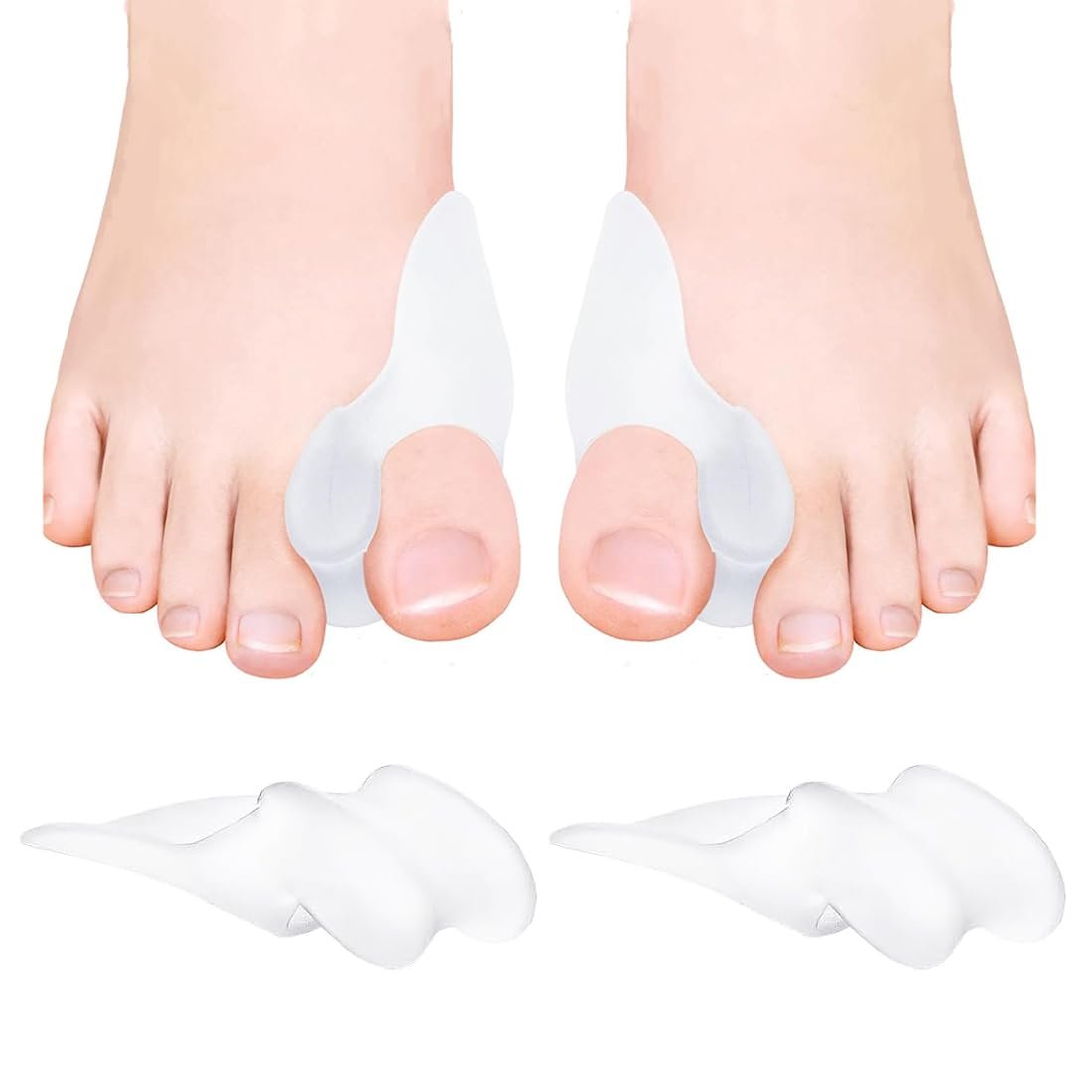 Роздільник для корекції великого пальця стопи Hallux Valgus, м’який гелевий, фото №1 Роздільник для корекції великого пальця стопи Hallux Valgus, м’який гелевий, фото №1