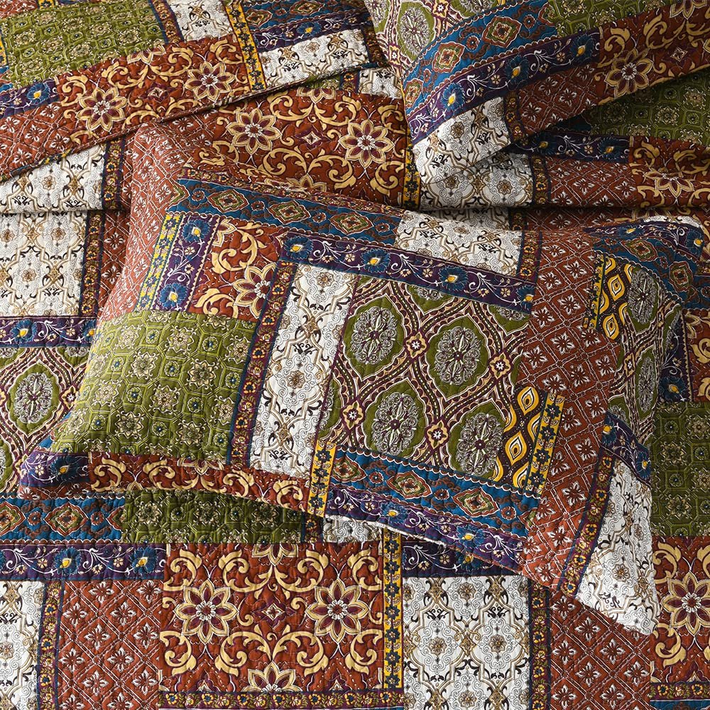 Покривало VISIMISI Бавовняне покривало на ліжко 240 x 260 см, стьобана Покривало з 2 наволочками, фото №5 Покривало VISIMISI Бавовняне покривало на ліжко 240 x 260 см, стьобана Покривало з 2 наволочками, фото №5