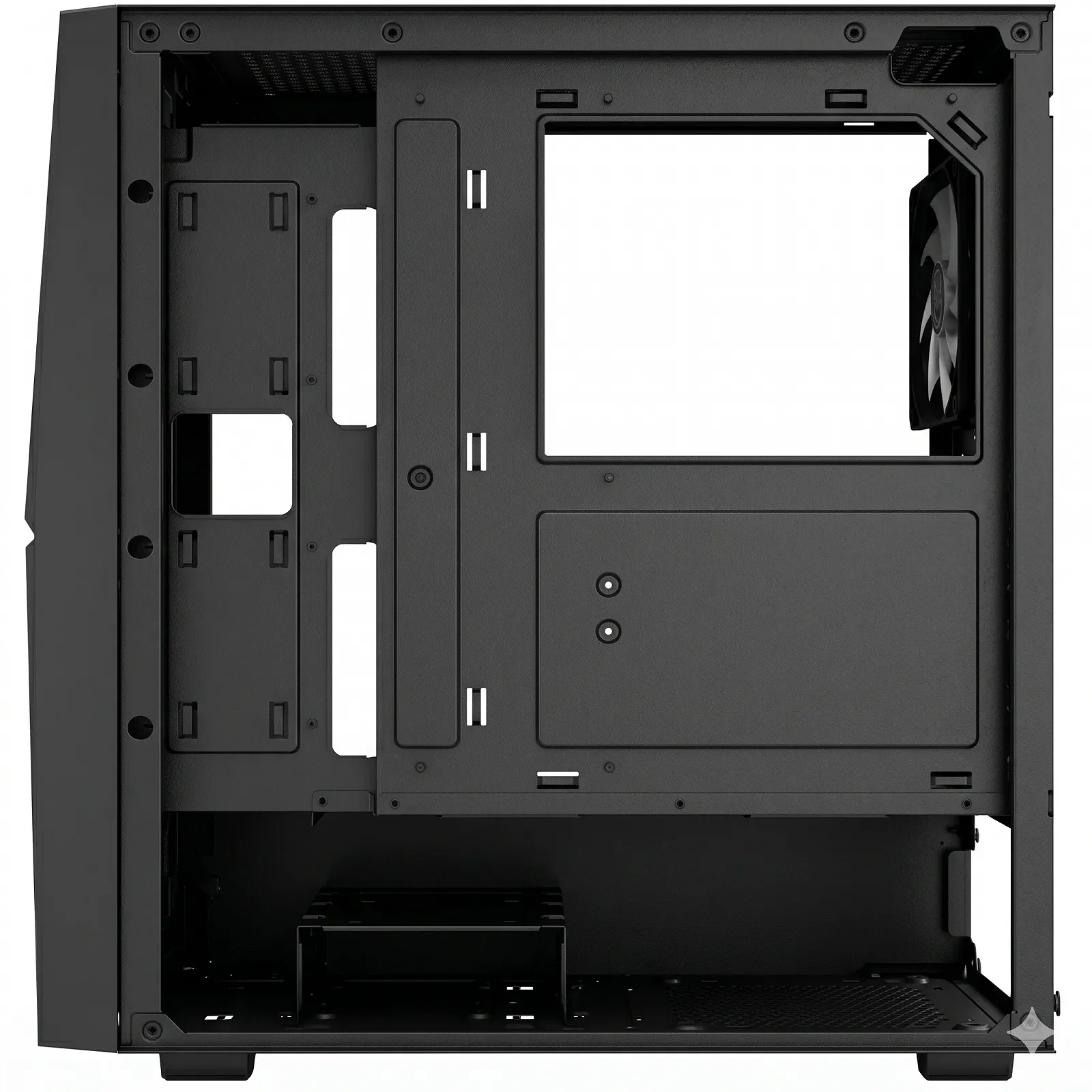 Корпус Aerocool Player-G-BK-v1 / Miditower / ATX / Glass / 2x120mm FRGB / Black, фото №4