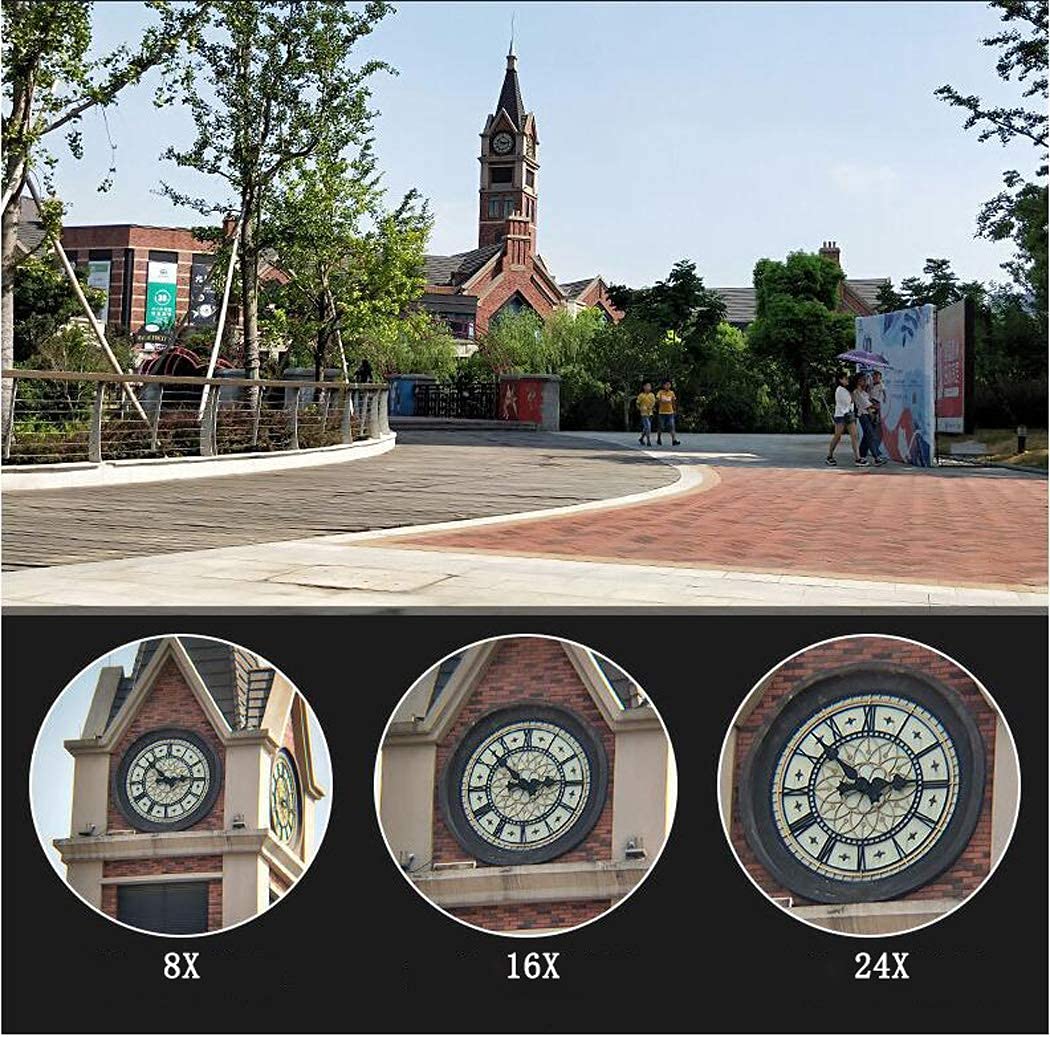Монокуляр Wide Angle 8-24x42 Зум Портативный Водонепроницаемый HD FMC Телескоп Нескользящий Дизайн Корпуса Объектива Большой Окуляр с Поворотной Маской для Глаз, фото №5