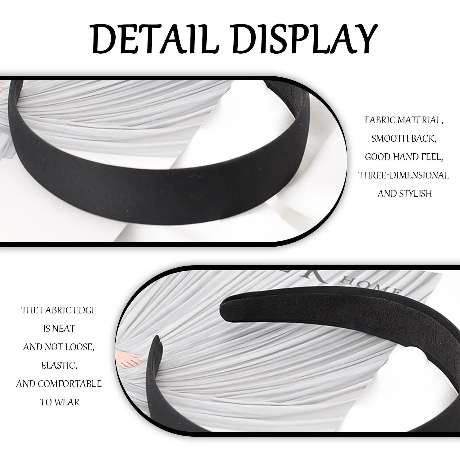 Обруч Черный Классический 4 шт, фото №3 Обруч Черный Классический 4 шт, фото №3