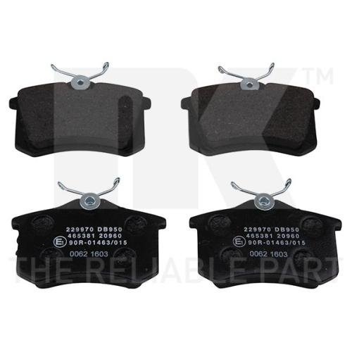 Гальмівний диск NK 203722 для CITROËN PEUGEOT задня вісь, фото №5