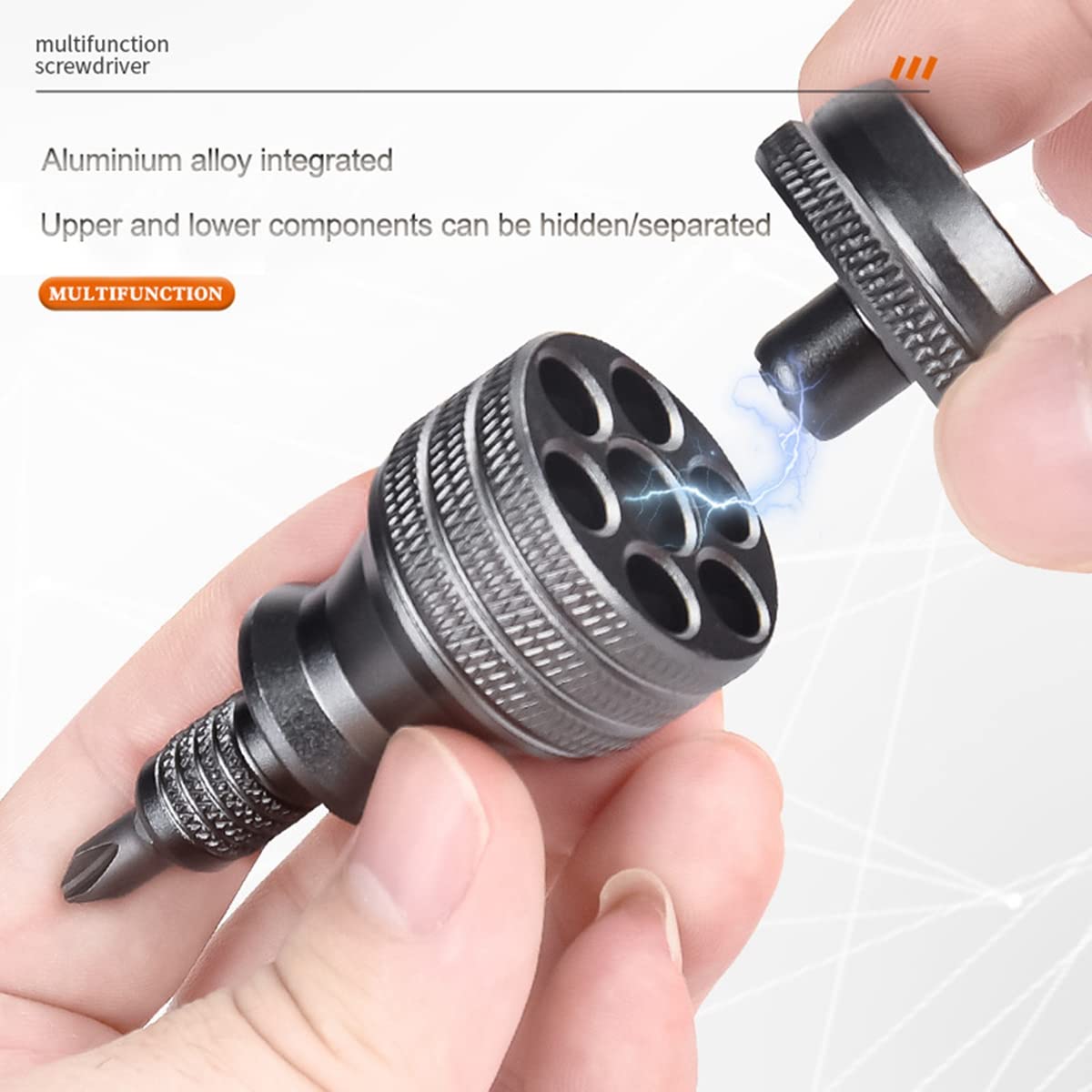 Набор отверток Graootoly 7 в 1 Mini Titanium Magnetic 1/4" Torx, фото №2