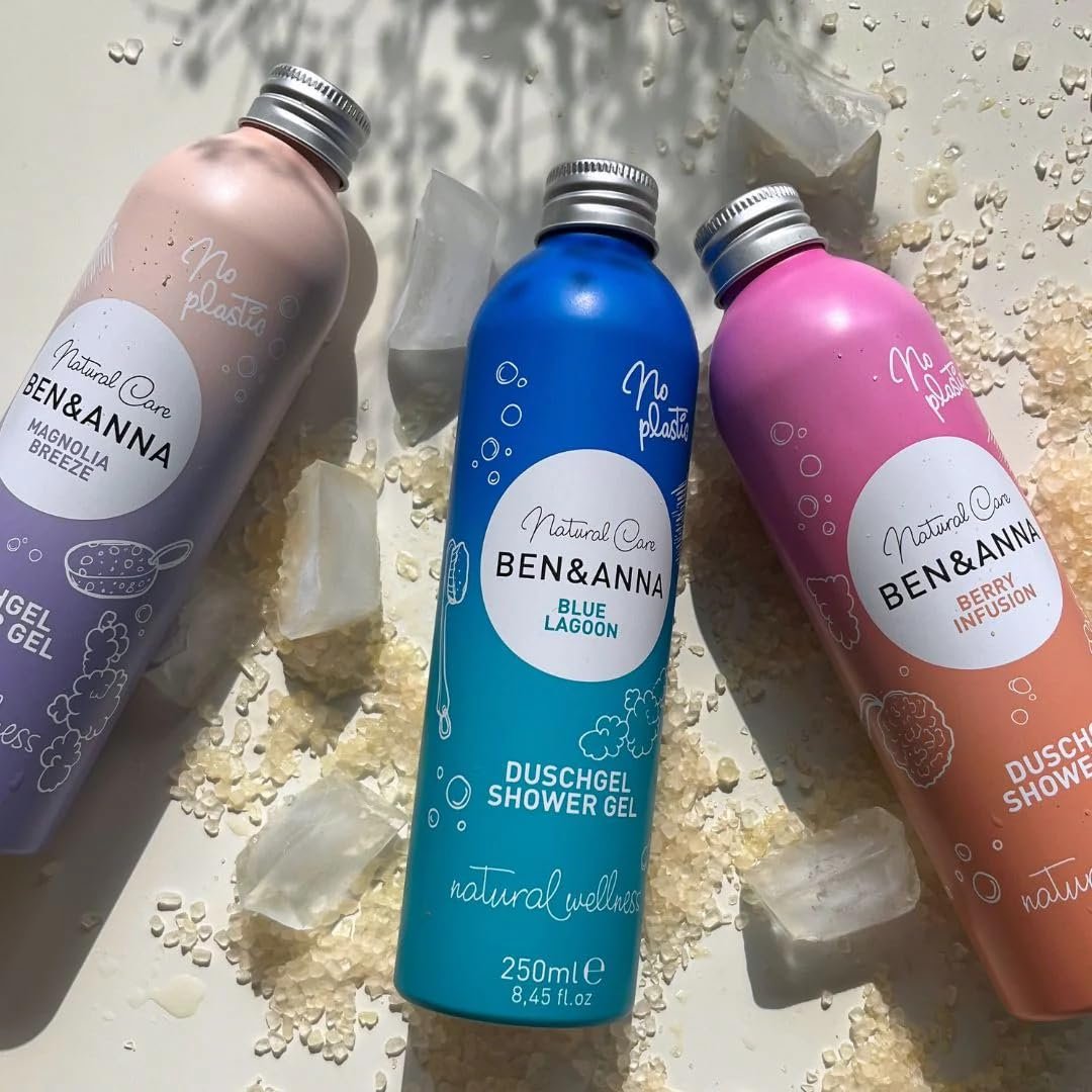 Гель для душа Ben & Anna Berry Натуральная косметика веганский в алюминиевой банке 1 шт., фото №7 Гель для душа Ben & Anna Berry Натуральная косметика веганский в алюминиевой банке 1 шт., фото №7