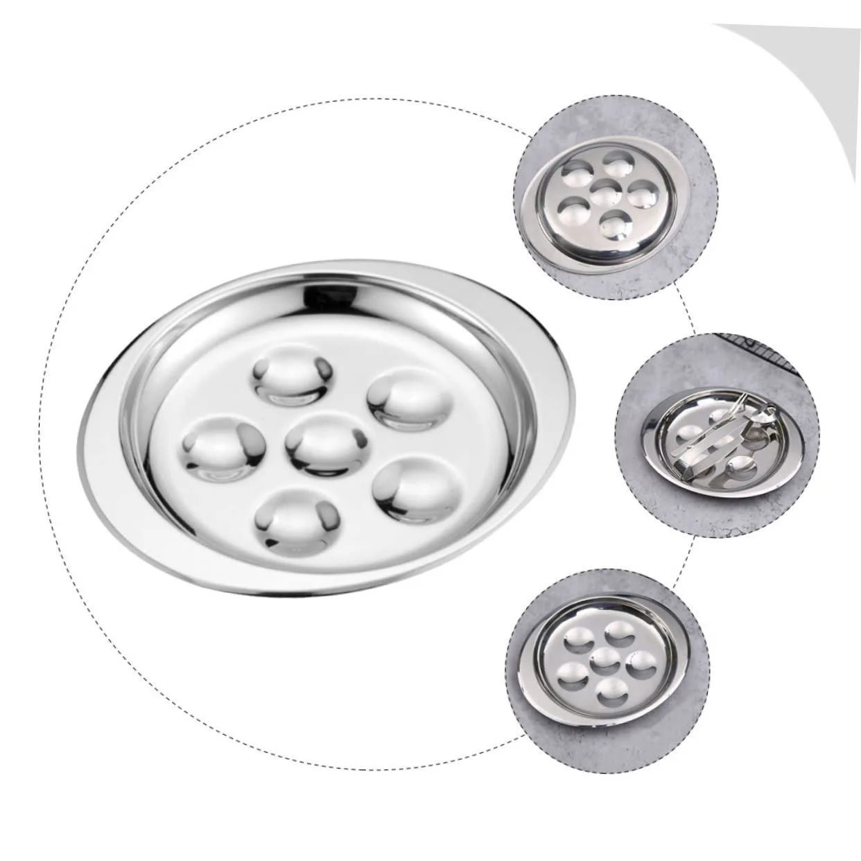 Форма для запікання равликів SOLUSTRE Нержавіюча сталь Термостійка, фото №3