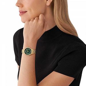 Часы Michael Kors Lauryn Кварцевый механизм с тремя стрелками, ремешок из нержавеющей стали или кожи synthetic.ua - Фото 1
