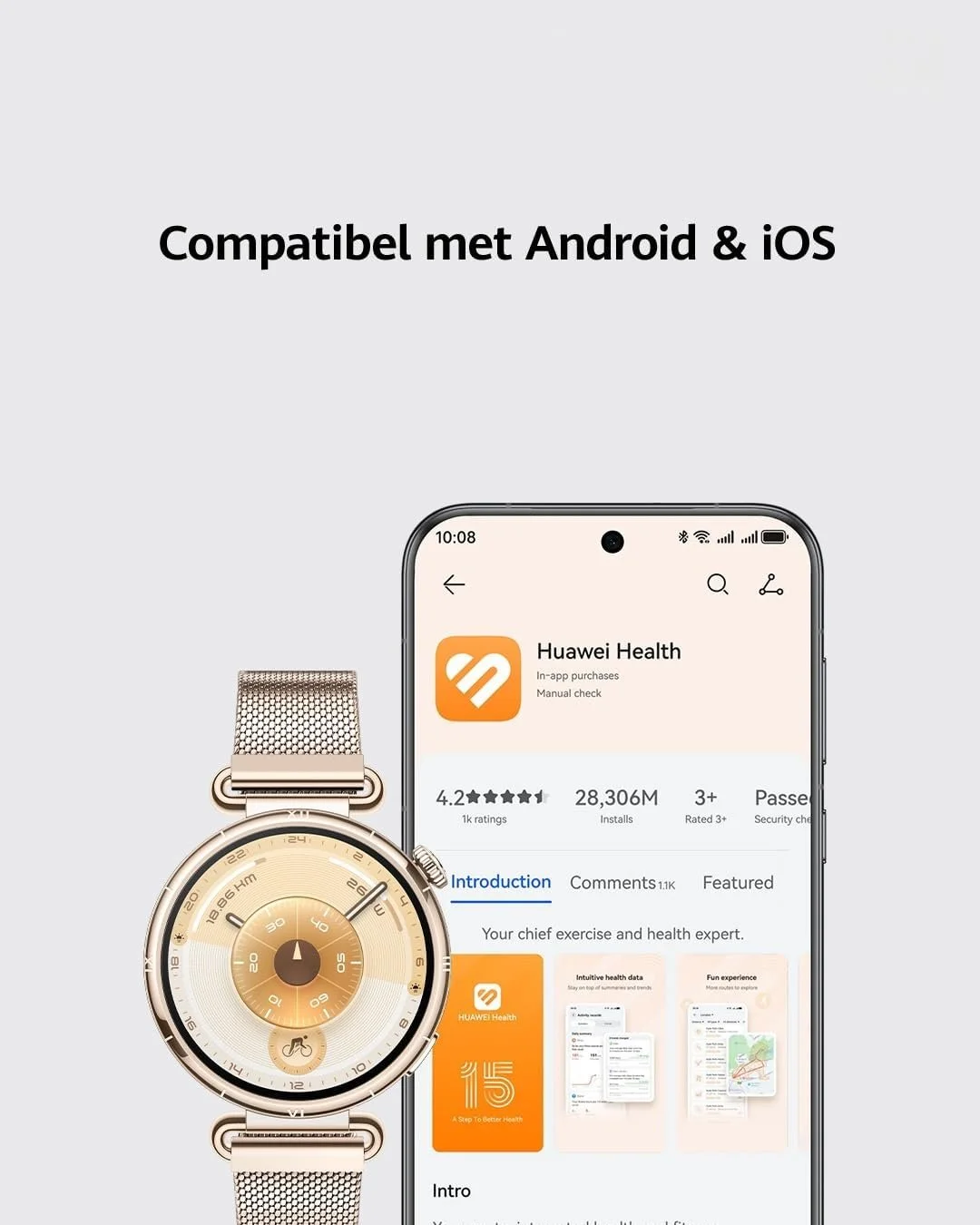 Смарт-часы Huawei Watch GT 6 46mm / NFC / GPS / Bluetooth 5.2 / Влагозащита 5 АТМ / До 21 дней работы / Быстрая зарядка / Прием звонка / HarmonyOS / Green (Atum-B19W), фото №9