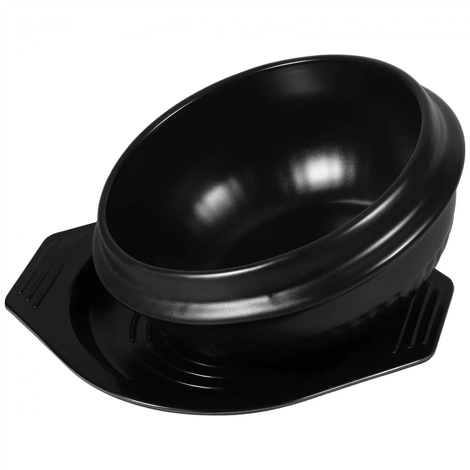 Кастрюля керамическая с подставкой для бибимбапа и супа, фото №1