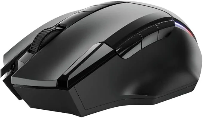 Ігрова бездротова миша Trust Gaming GXT 131 Ranoo / Радиоканал / 4800 DPI / 9 кнопок / Чорний, фото №1 Ігрова бездротова миша Trust Gaming GXT 131 Ranoo / Радиоканал / 4800 DPI / 9 кнопок / Чорний, фото №1