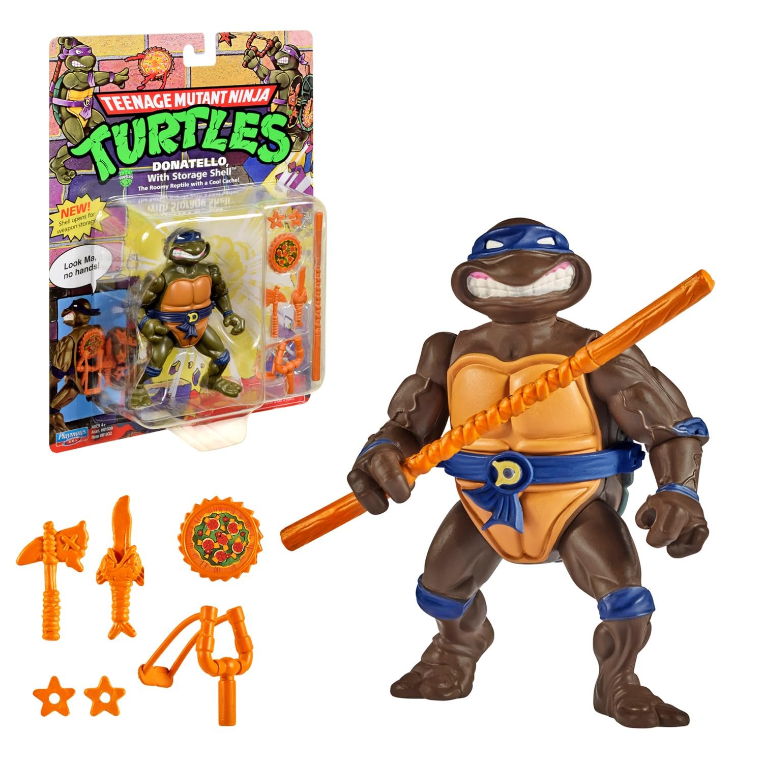 Фигурка NINJA TURTLES Донателло серии Classic, 10 см, фото №1