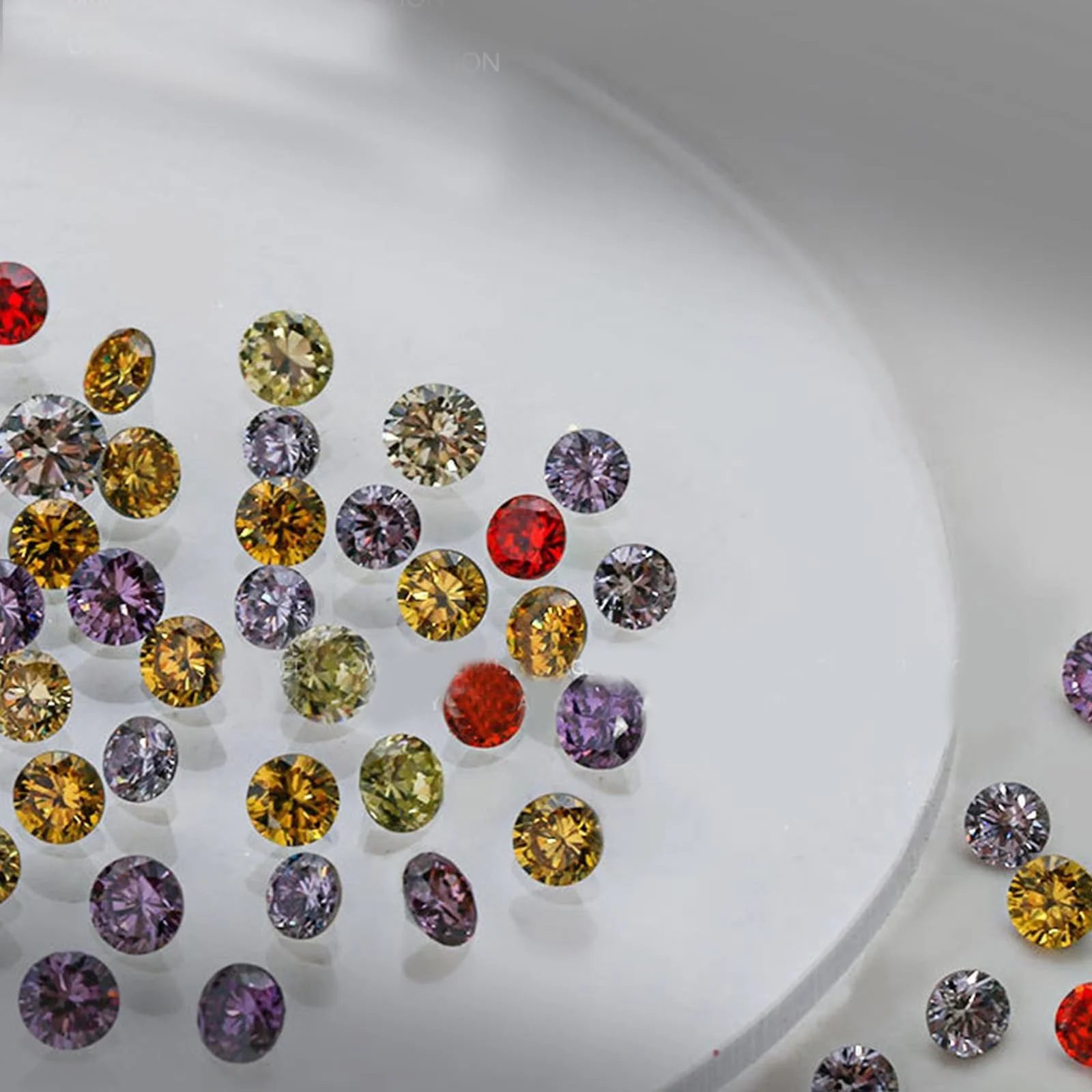 Круглые стразы Разные в миксе для ногтей и одежды, фото №7
