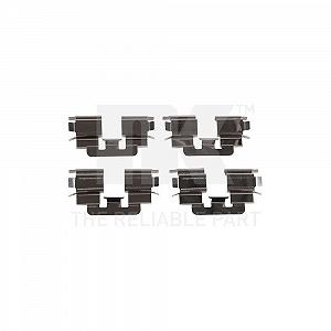 Комплект аксессуаров, тормозные колодки NK 7933215, передний мост - Фото 1