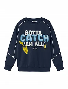 Толстовка NAME IT Nkmsidney Pokemon Nreg Poly Sweat Sky - Фото 1