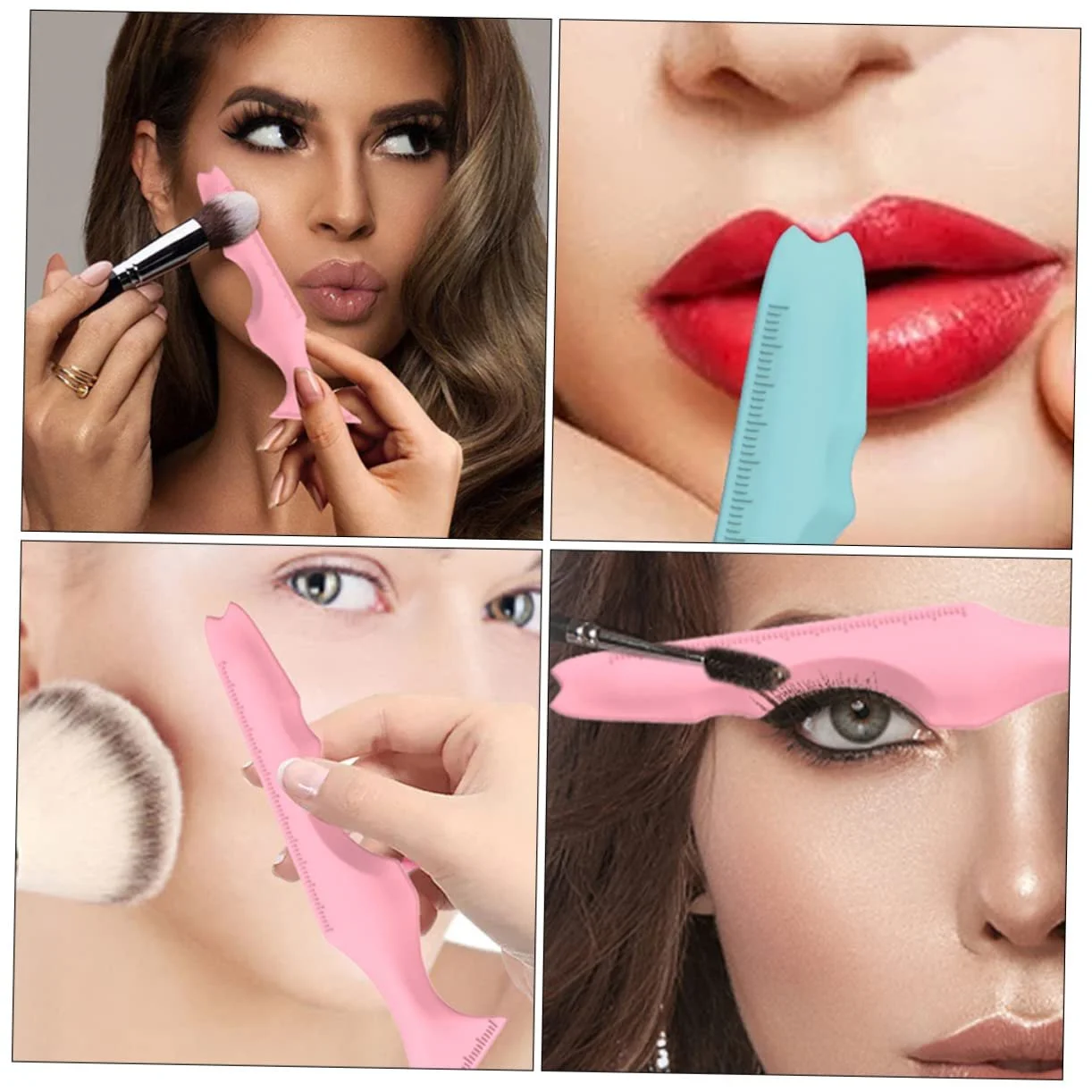 Трафарет для макіяжу FRCOLOR 6 шт силіконовий, фото №3