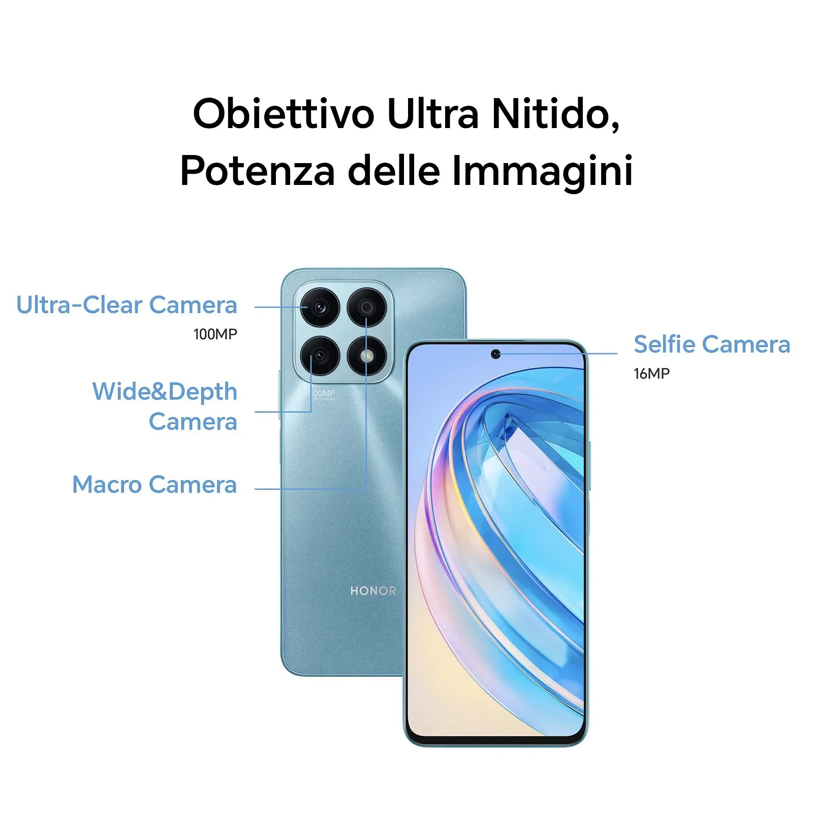 Смартфон Honor X8a 6.7" HD+ 6/128GB Midnight Black, фото №3