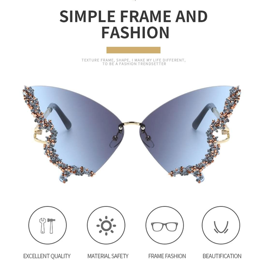 Солнцезащитные очки LEEQ Бабочка Черные, фото №3 Солнцезащитные очки LEEQ Бабочка Черные, фото №3