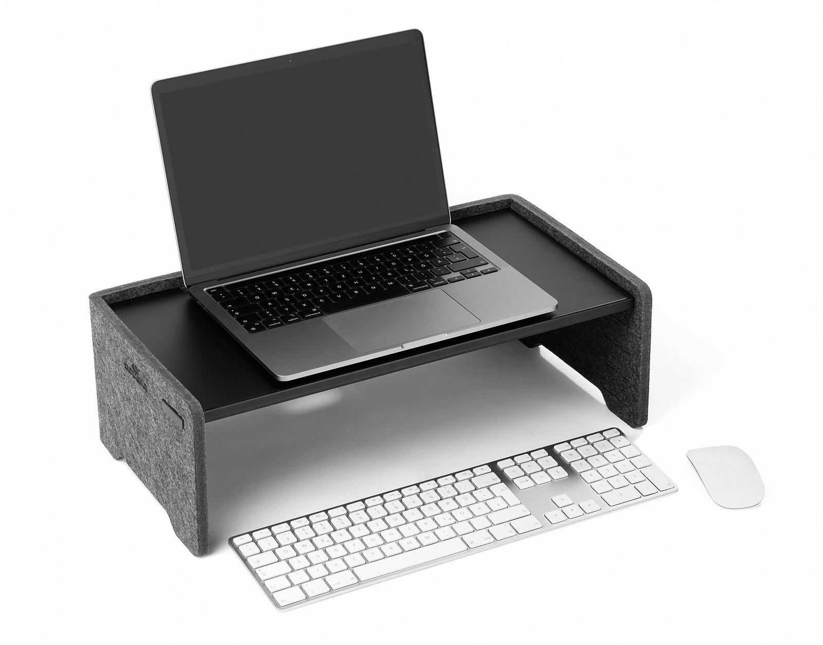 Підставка для монітора/ноутбука Durable Effect 508158 регульована по висоті, кріпиться до столу, антрацит, фото №3