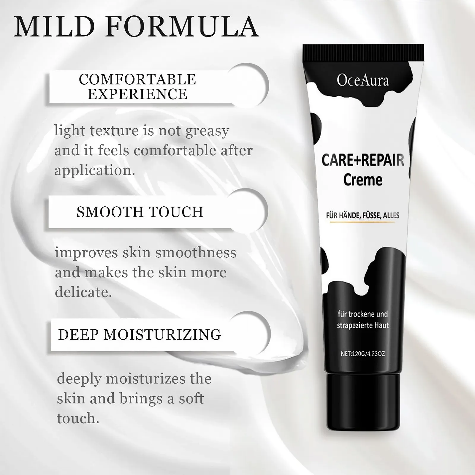 Зволожуючий крем з екстрактом алое вера для обличчя, рук та тіла 120 г, інтенсивний догляд, фото №6 Зволожуючий крем з екстрактом алое вера для обличчя, рук та тіла 120 г, інтенсивний догляд, фото №6