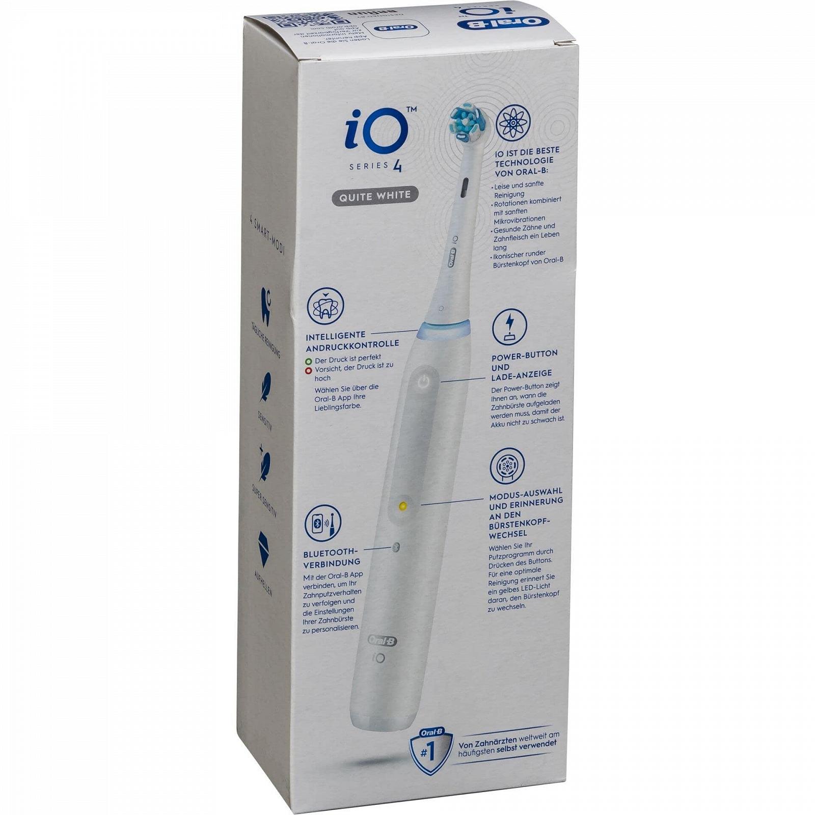 Зубная щетка Braun Oral-B iO Series 4 Quite White, фото №2