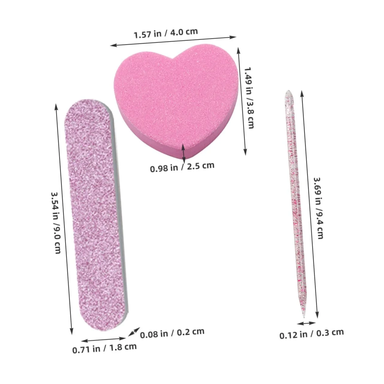 Набор пилок для маникюра PACKOVE с губчатыми буферами, фото №2