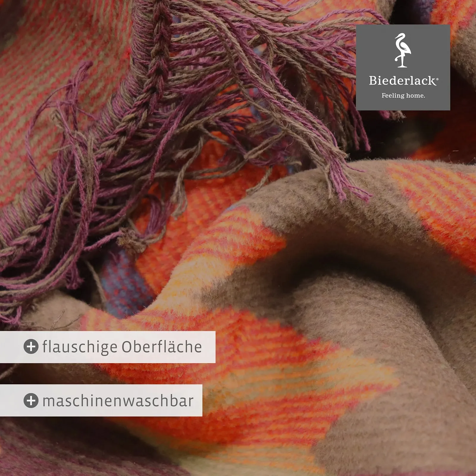 Плед Bocasa Biederlack Visiona Cotton Plus 150x200 см Marokko, King, фото №3 Плед Bocasa Biederlack Visiona Cotton Plus 150x200 см Marokko, King, фото №3