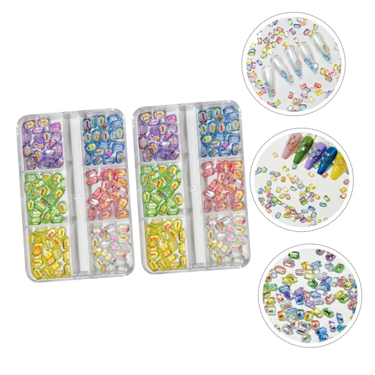 Прикраса для нігтів Стрази Різні форми, фото №7