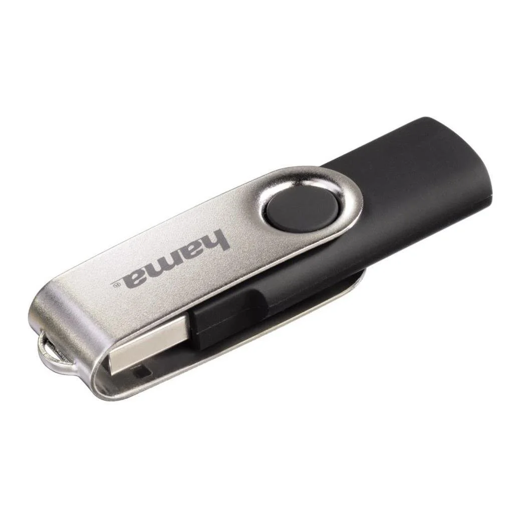 USB-накопичувач Hama Rotate FlashPen 8GB USB 2.0 Black/Silver, фото №5