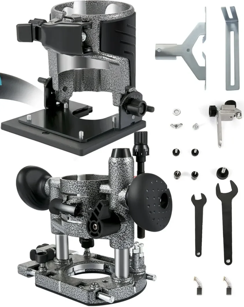 Електричний фрезер VEVOR 0700C / 710W / Ламінатор / 33000 об/хв / Синій, фото №3 Електричний фрезер VEVOR 0700C / 710W / Ламінатор / 33000 об/хв / Синій, фото №3