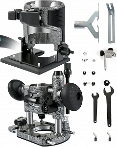 Электрический фрезер VEVOR 0700C / 710W / Ламинатор / 33000 об/мин / Синий synthetic.ua - Фото 1