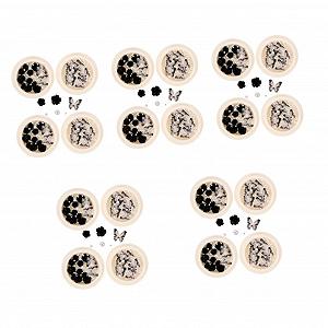 Стразы для ногтей Жемчуг Ювелирные изделия для ногтей Блестки для ногтей DIY Аксессуары для ногтей Кристаллы для ногтей Блестки Отделка для ногтей Алмазы для ногтей из смолы, 20 коробок - Фото 1