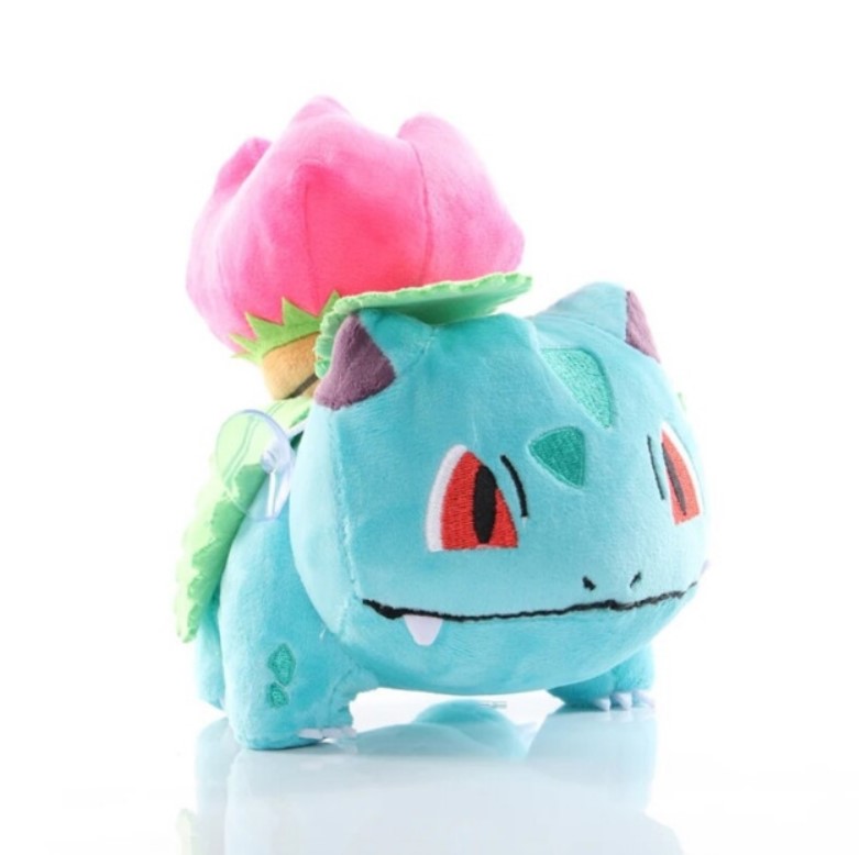 Покемон мягкая игрушка на присоске Ивизавр Ivysaur Pokemon 23см, фото №4