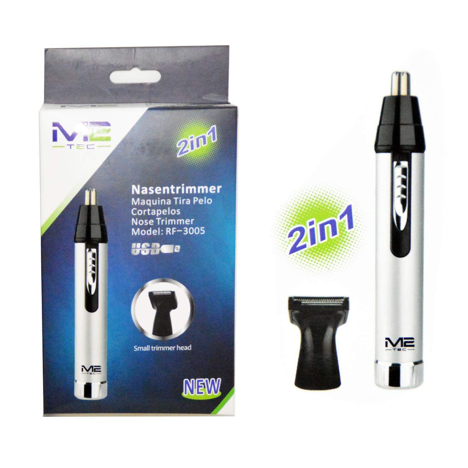 Триммер для носа 2 в 1 Electronic USB Rechargeable Side Cutter, фото №5