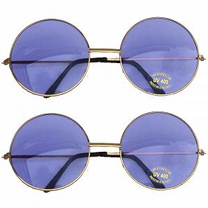 Солнцезащитные очки Круглые Фиолетовый - Фото 1