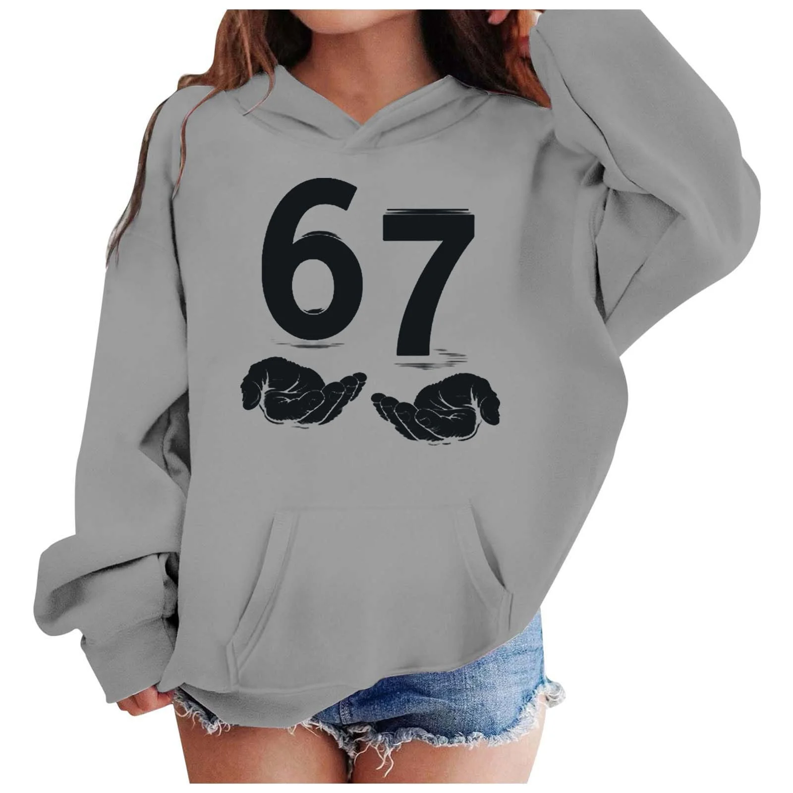 Толстовка Детская с капюшоном Худи для девочки Повседневный Модный Худи для девочки Удобная Толстовка с капюшоном Мягкий Флис Теплый Дышащий Для каждого дня Куртка на молнии Лонгслив, фото №4