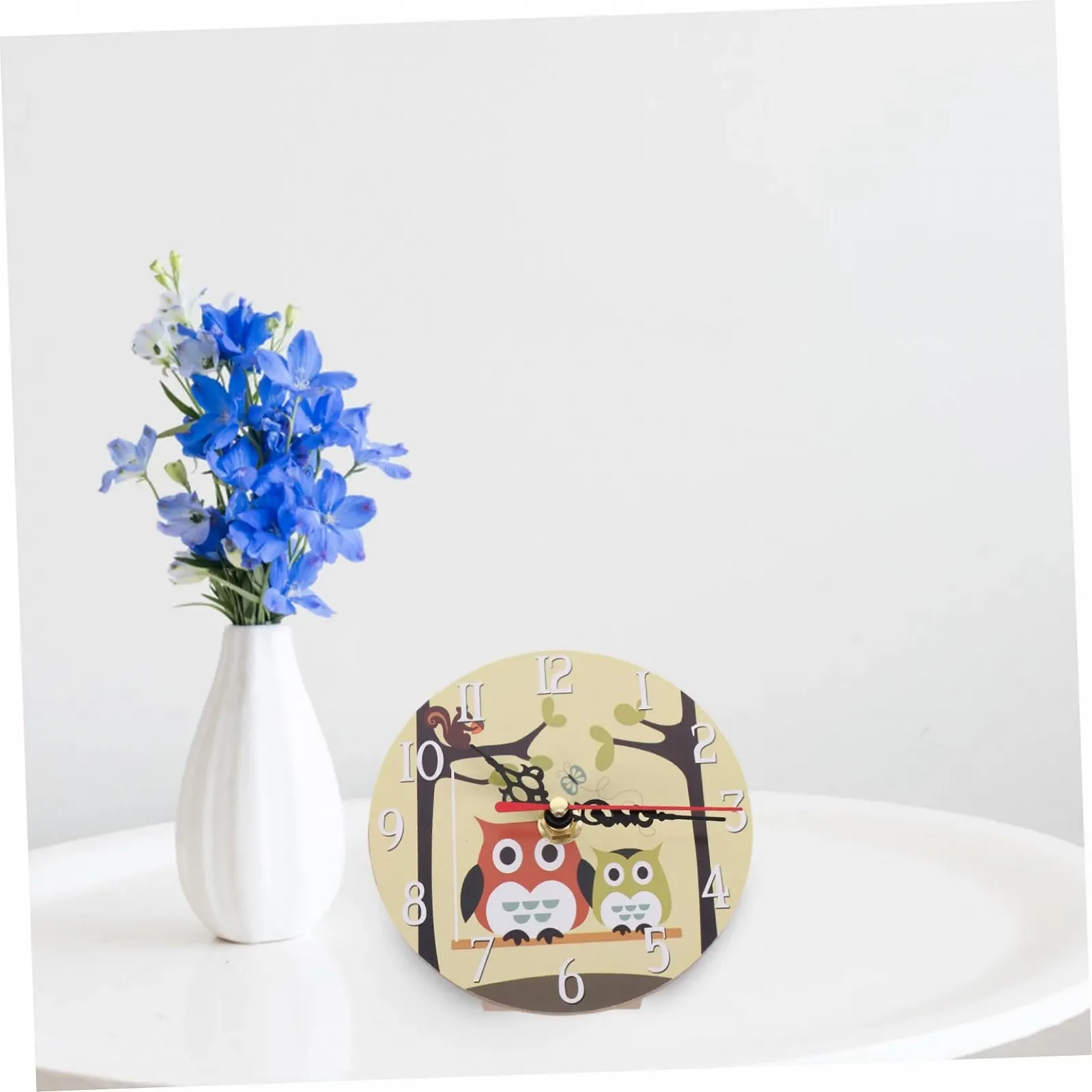 Настільний годинник IMIKEYA Вінтажний Тихий Мультяшний Маленькі, фото №5