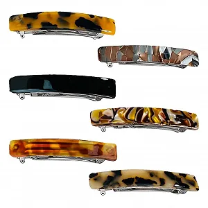 Шпильки Luxus для волосся 6 шт Tortoishell - Фото 1