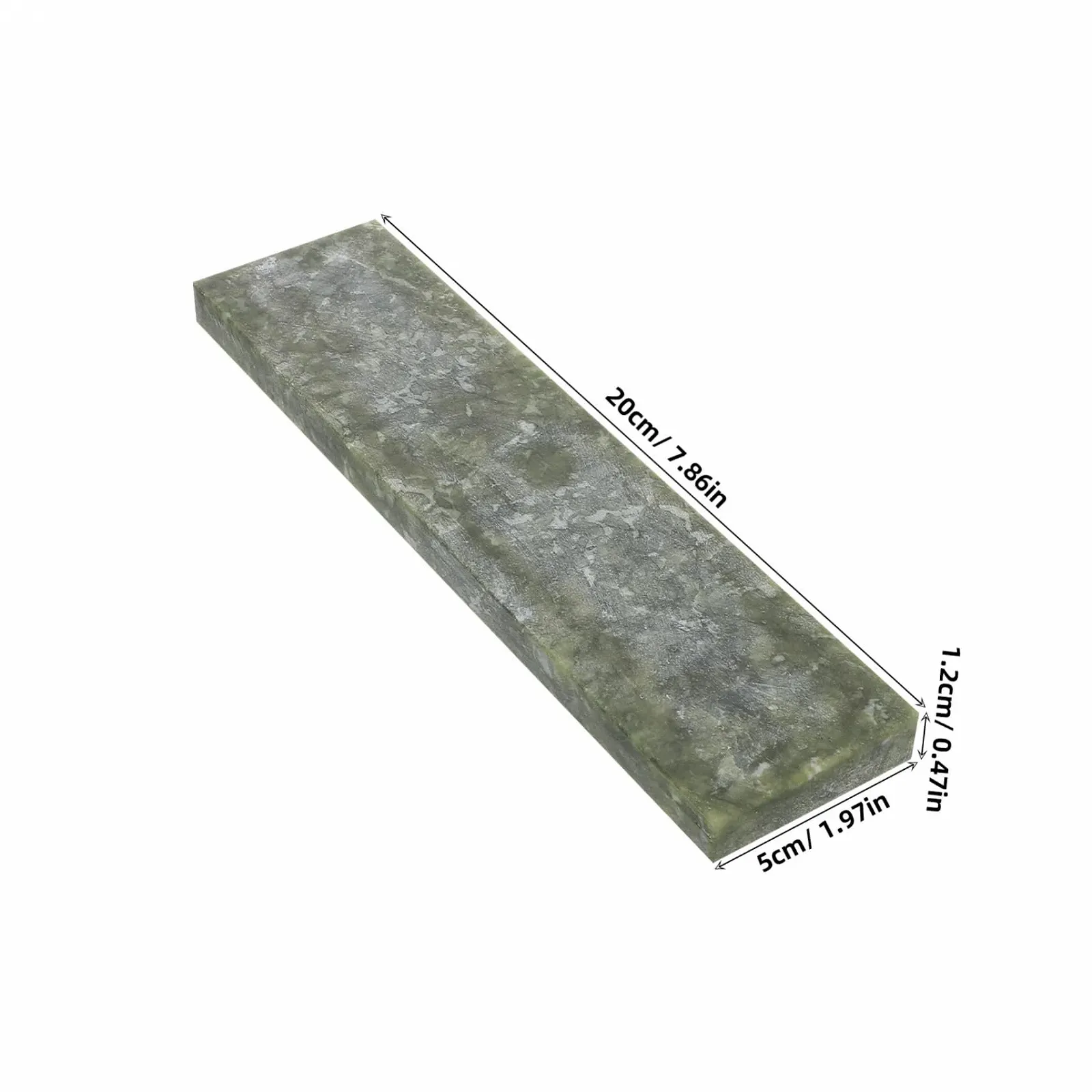 Точильний камінь природний Green Polishing Stone для ножів та ножиць 1 набір, фото №2
