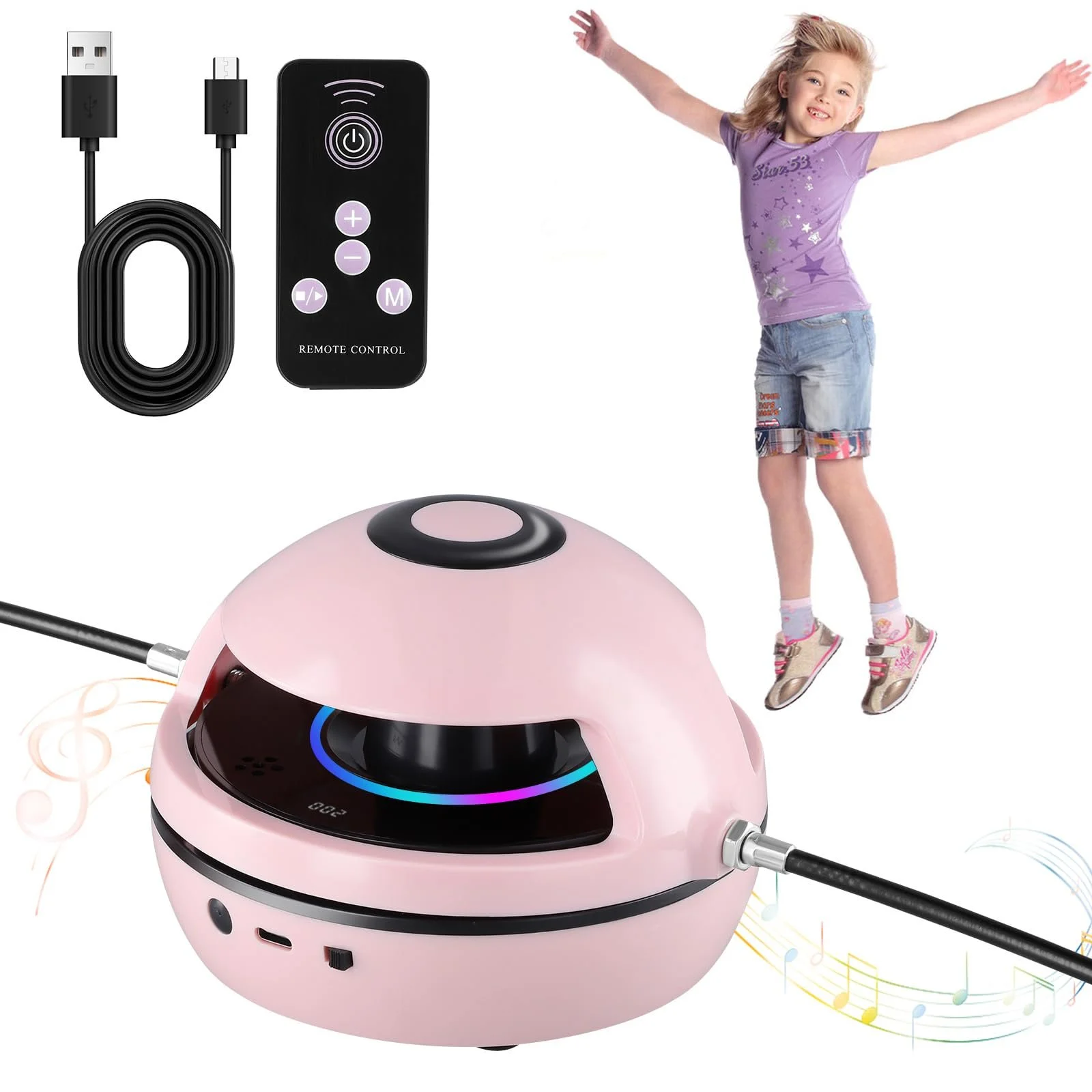 Скакалка Машина Skipzone Smart Jump Rope Machine електронна з лічильником та Bluetooth, фото №1