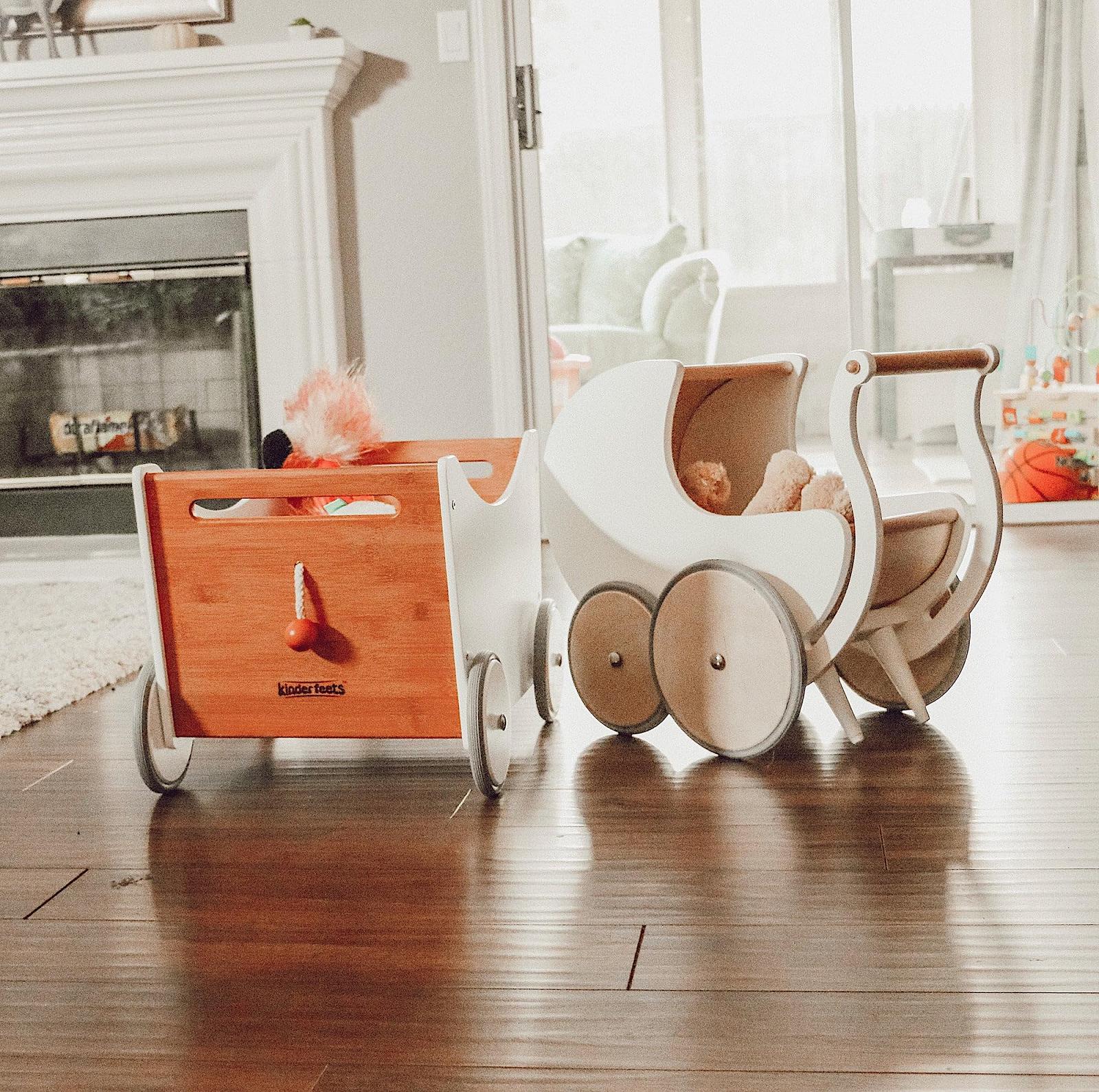 Коляска Kinderfeets Doll's Pram White, фото №4
