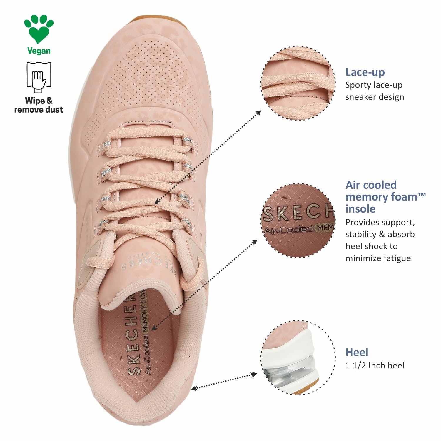 Кросівки Skechers UNO 2-In-Kat-Neato жіночі, фото №5