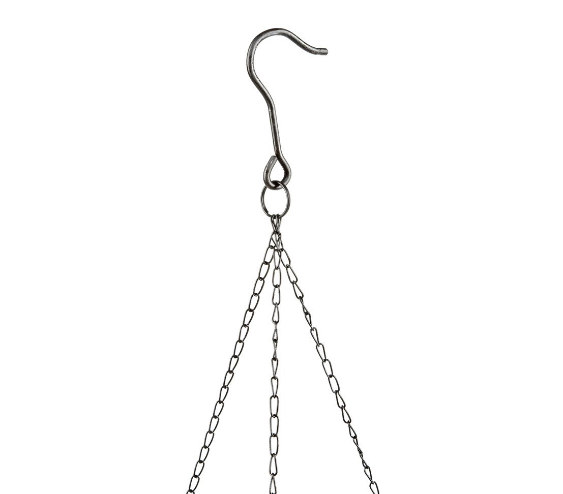 Підвісний кошик Dehner 30 см чавун/кокосове волокно коричневий, фото №4 Підвісний кошик Dehner 30 см чавун/кокосове волокно коричневий, фото №4