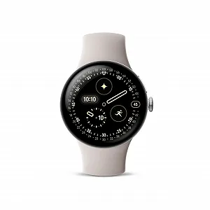 Смарт-часы Google Pixel Watch 4 (41мм) Серебристый алюминиевый корпус, фарфоровый спортивный ремешок, WiFi synthetic.ua - Фото 1